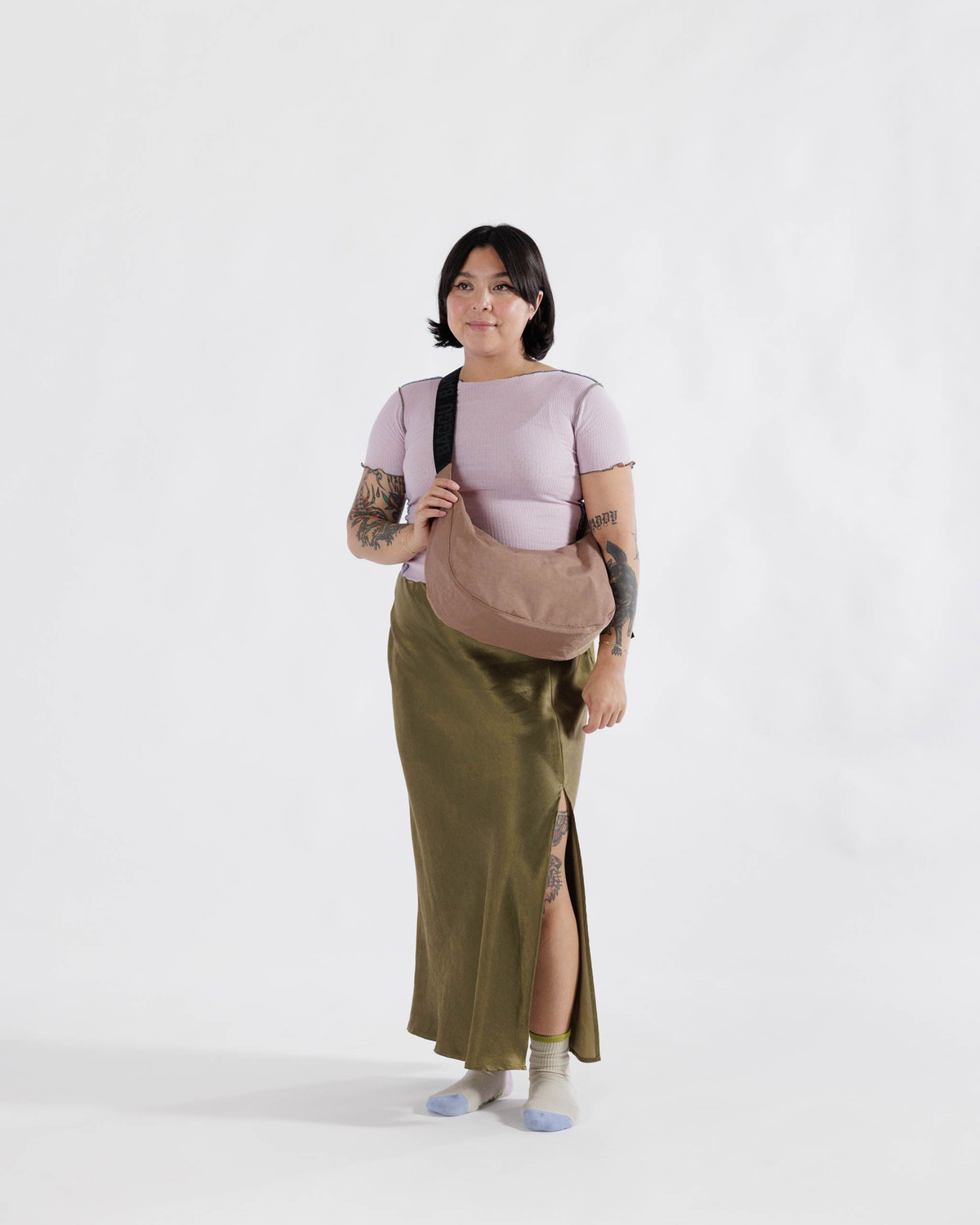 Medium Nylon Crescent Bag - Image 2
