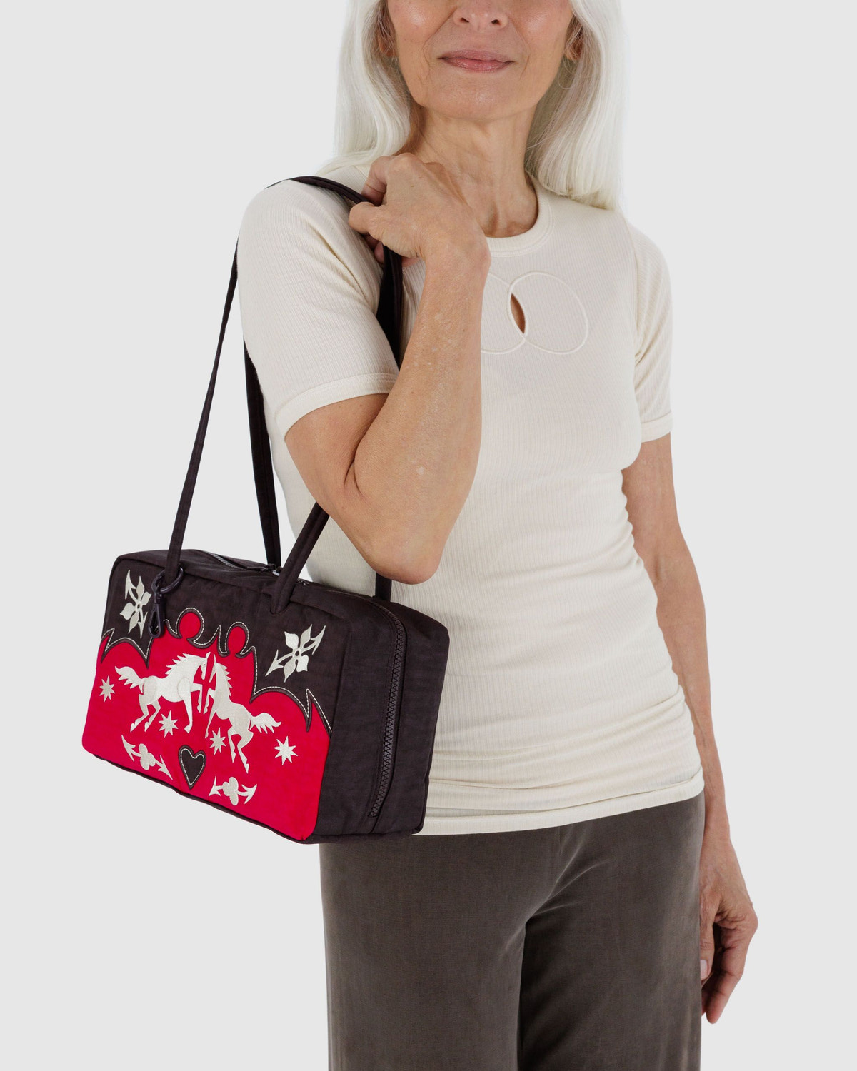 Nylon Bowler Bag - Image 2