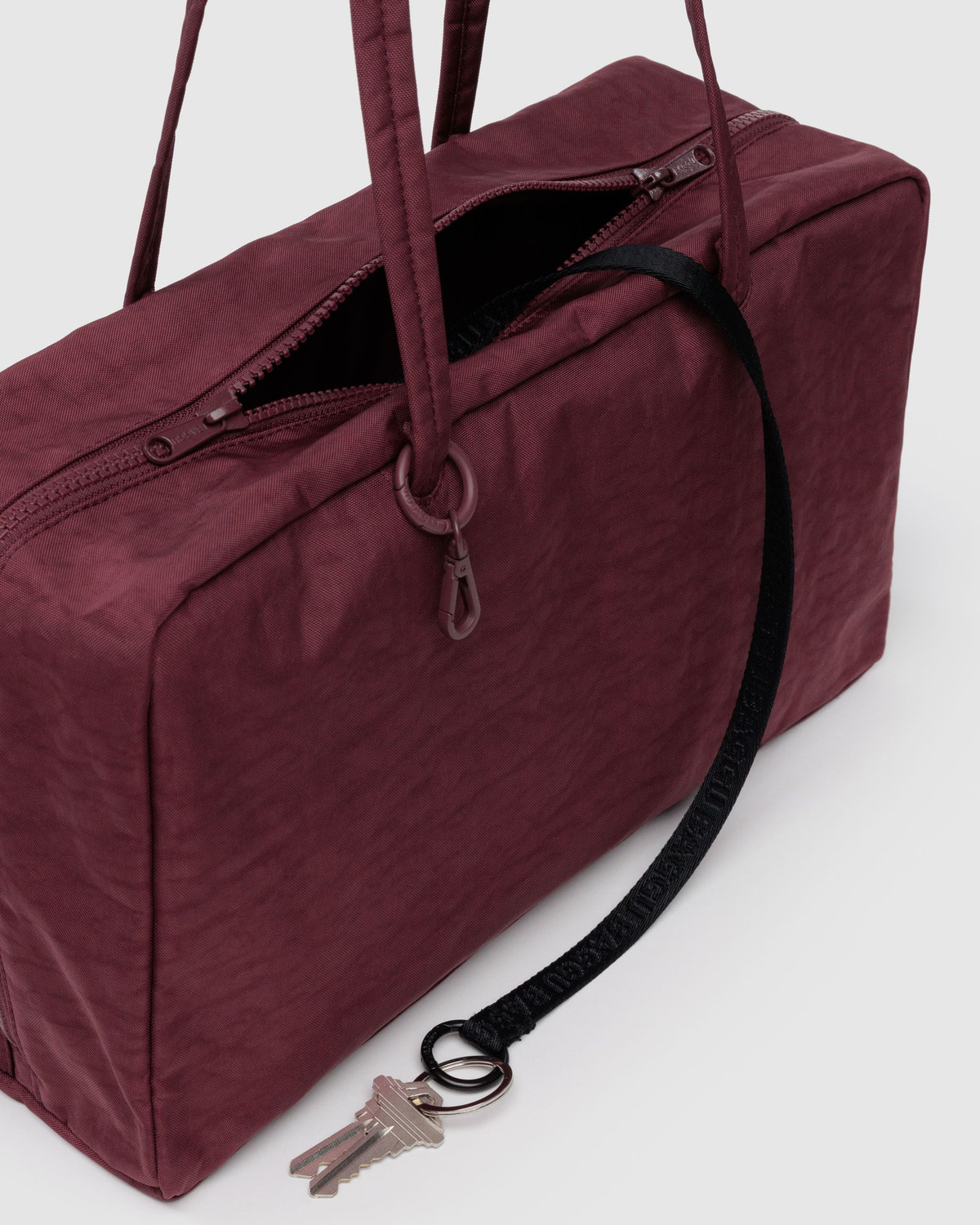 Medium Nylon Bowler Bag - Image 5