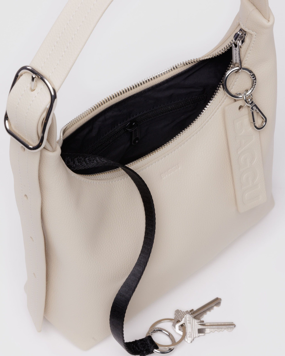 Mini Recycled Leather Shoulder Bag - Image 4