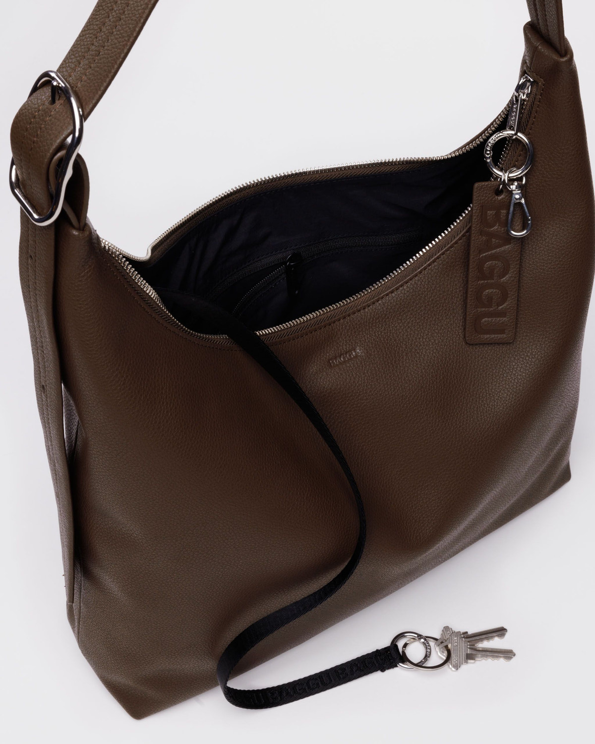 Recycled Leather Shoulder Bag - Image 4