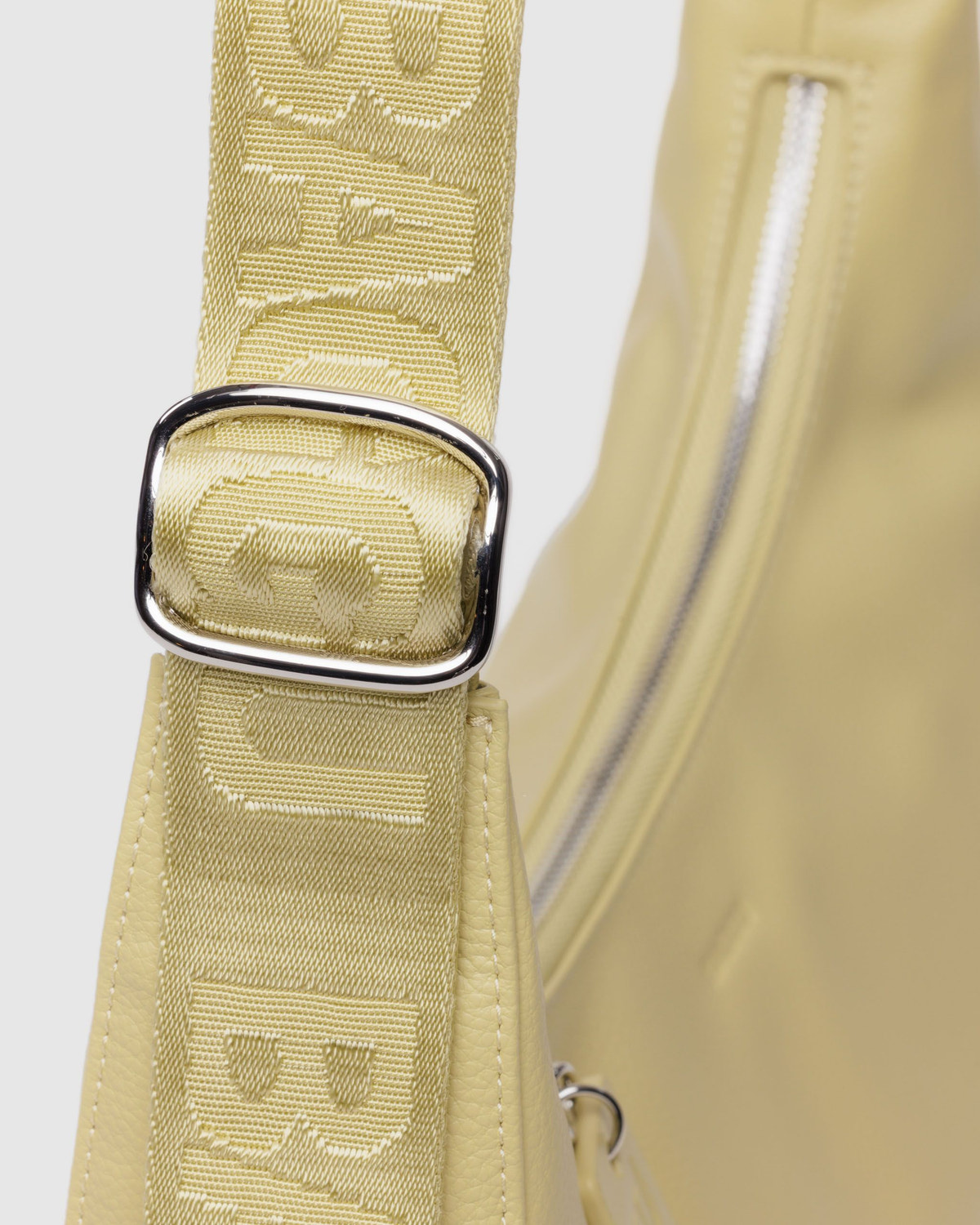 Medium Recycled Leather Crescent Bag - Image 5