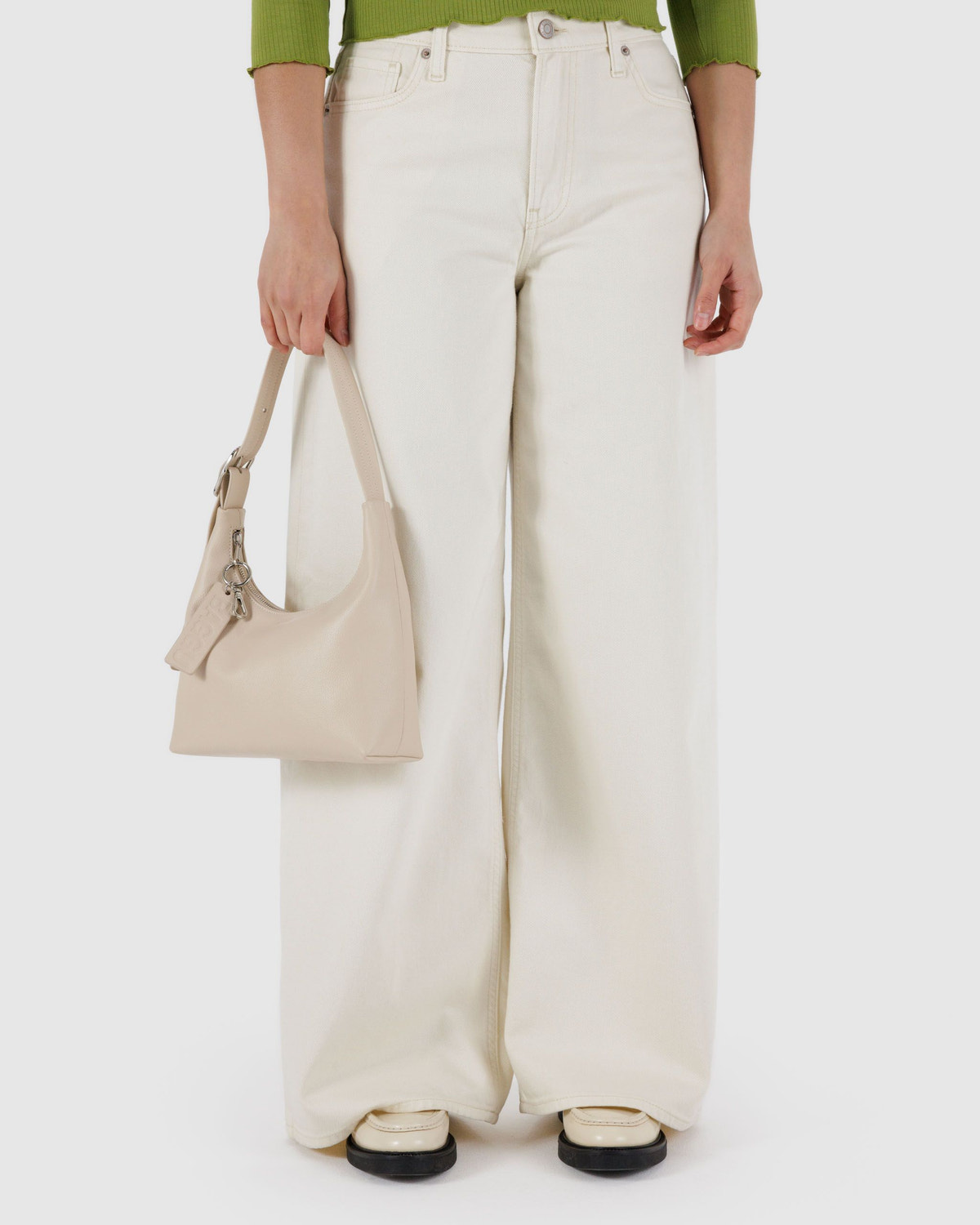 Mini Recycled Leather Shoulder Bag - Image 3