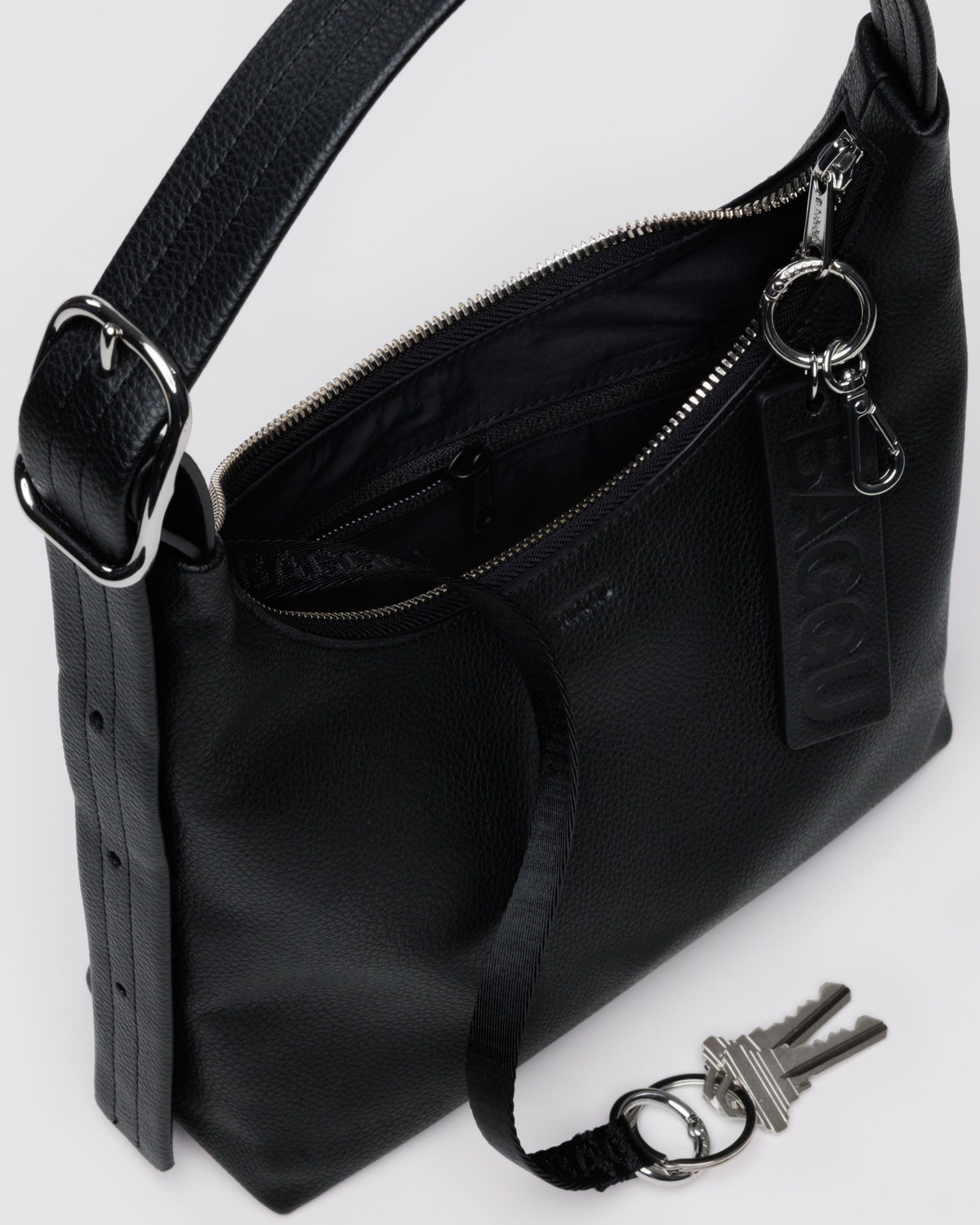 Mini Recycled Leather Shoulder Bag - Image 4